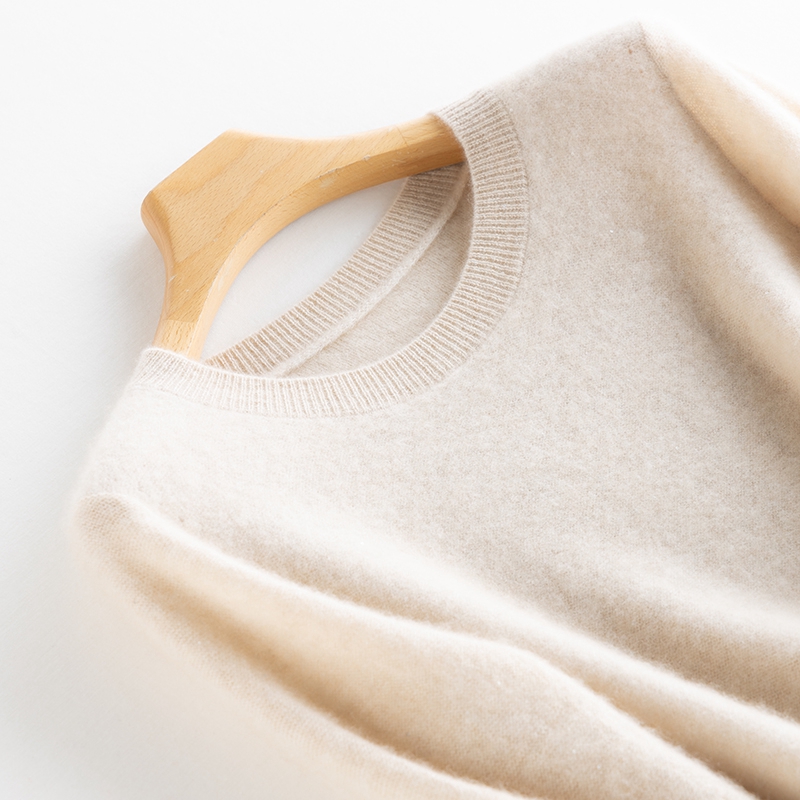 薄款正宗100纯山羊绒衫女