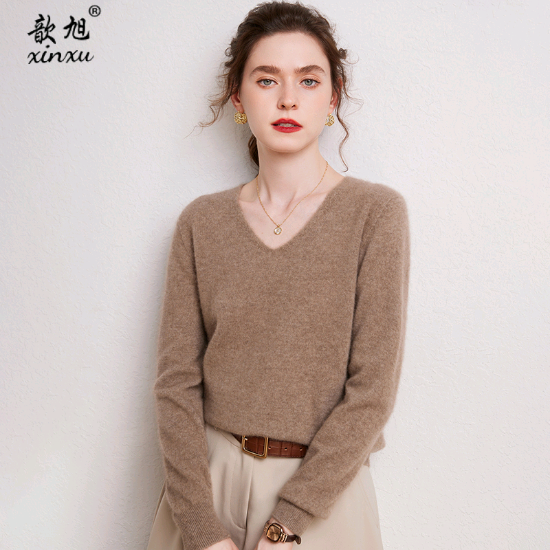 100%纯山羊绒衫假一赔十