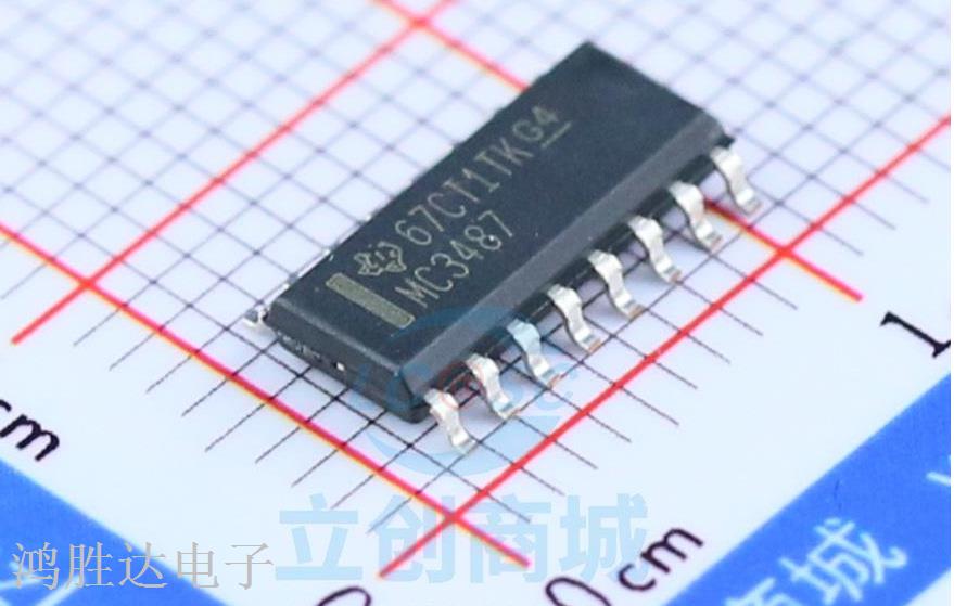 MC3487DR 窄体3.9MM SOP-16 全新进口原装 线路驱动器