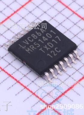 74LVC86APW TSSOP14 丝印LVC86A 逻辑栅极和逆变器 全新原装