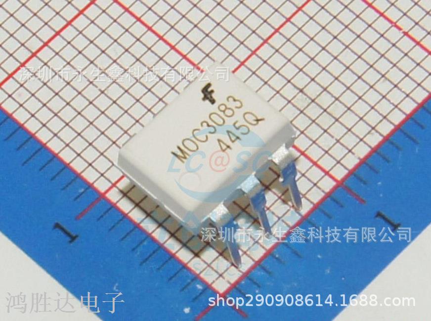 直插 MOC3083M 光电耦合器 双向晶闸管驱动器 DIP6 全新原装