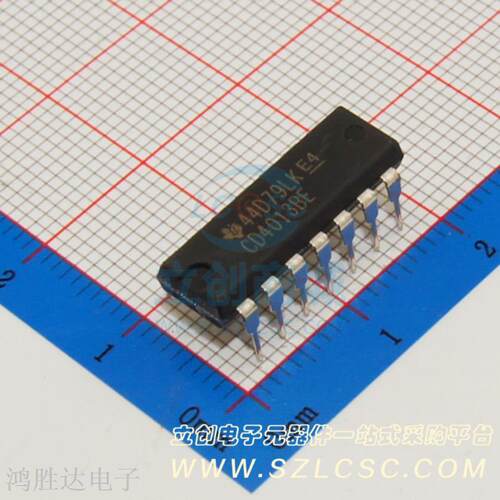 4000系列逻辑芯片 CD4013BE DIP-14 原装现货 假一赔十