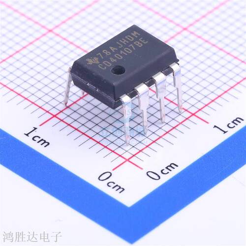 4000系列逻辑芯片 CD40107BE DIP-8 原装现货 假一赔十