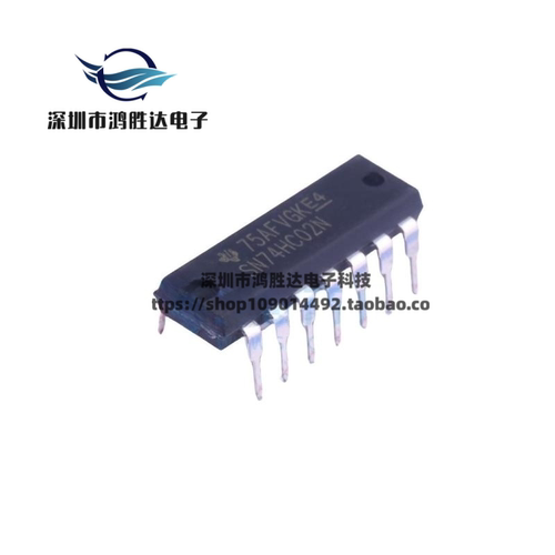 全新SN74HC02N 原装 直插DIP-14 74HC02N 2输入端四或非门