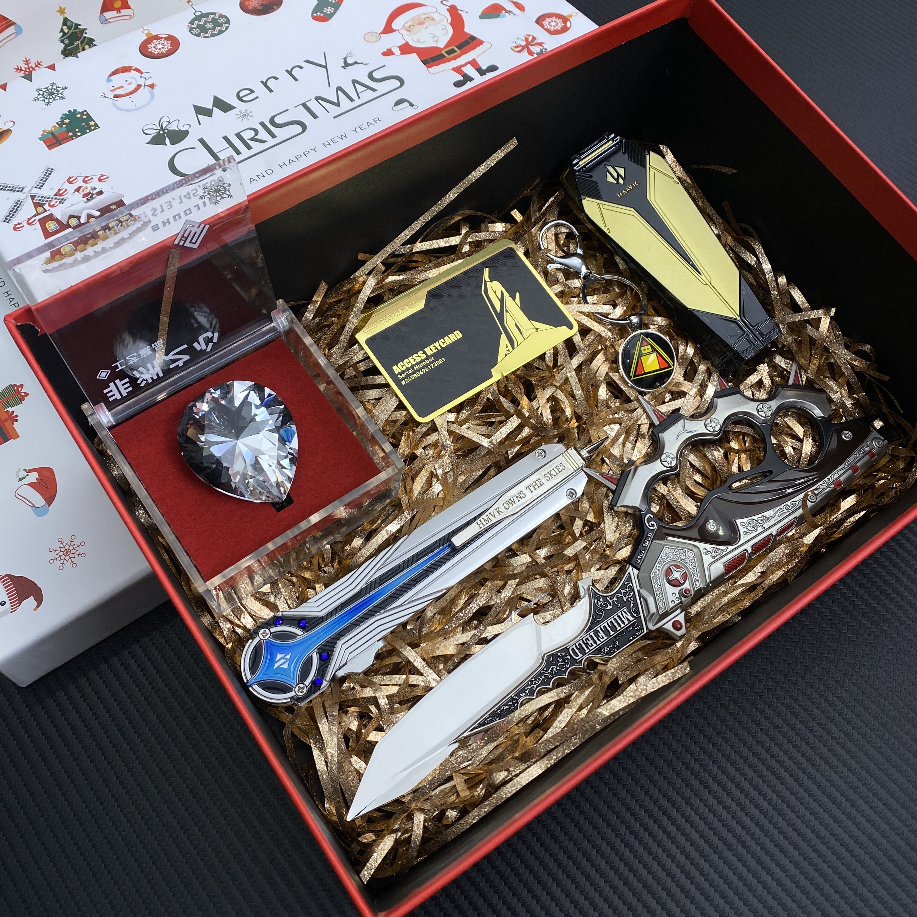 圣诞限定礼物三角洲行动周边信条金属模型玩具北极星可伸缩怜悯