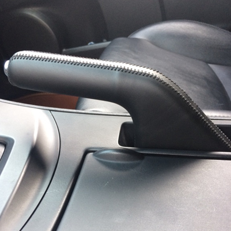 专用11-12-13-15年款马自达3星骋 真皮手刹套 星驰手杀保护套改装