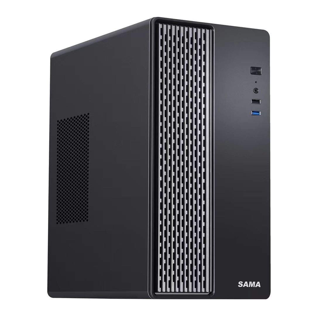 先马（SAMA）小匠家用商务办公机箱兼容MATX主板台式机小机箱