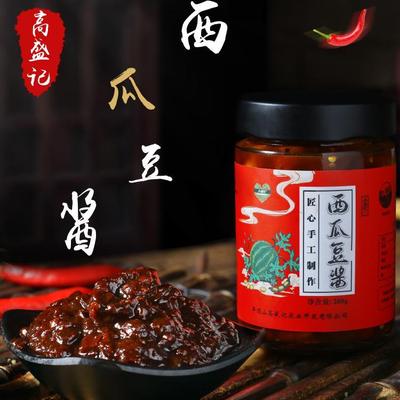 西瓜酱豆河南特产自制豆酱河南香辣贡菜拌面酱拌饭酱下饭酱黄豆酱