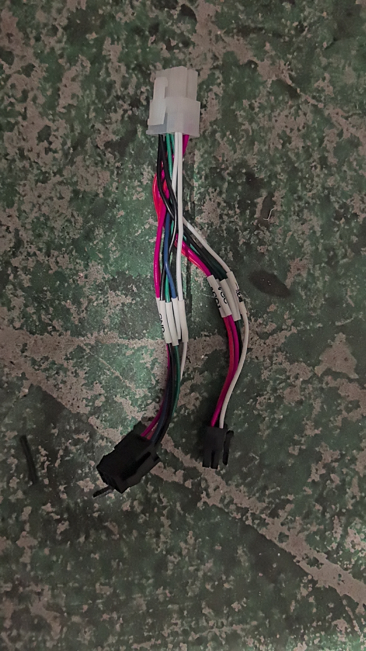 雅迪一拖二转接线 防盗器 智控精灵 智控精灵二代可用