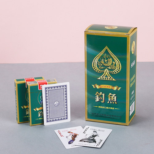 100副整箱批正品钓鱼8068扑克牌包邮纸牌飞牌棋牌室加厚加硬