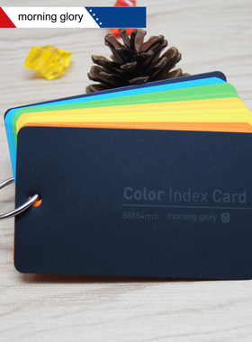 韩国进口morning glory 小彩色荧光 彩虹索引卡本英语单词本64335