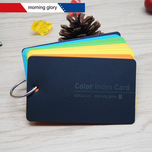 韩国进口morning glory 小彩色荧光 彩虹索引卡本英语单词本64335