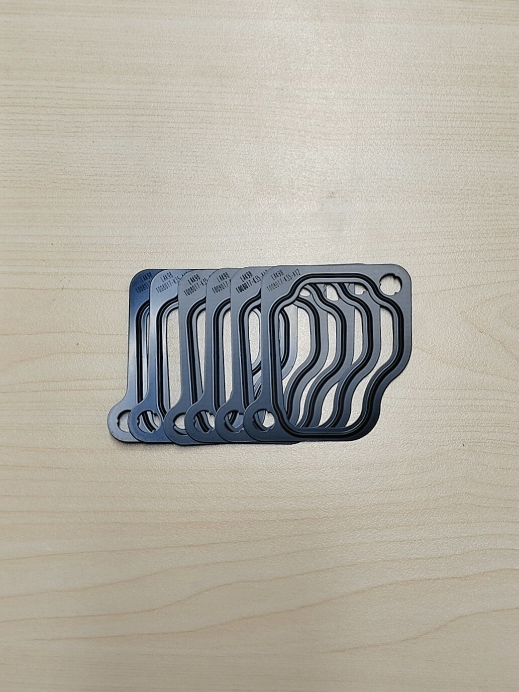 适用于解放j6l进气支管垫道依茨发动机进气支管垫片一组原厂配件