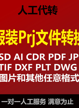 服装ET文件prj代转pdf格式PLT转DXF转换CAD PS打版AI纸样排料Pla