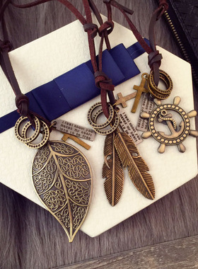 复古欧美百搭长款挂件衣服配饰