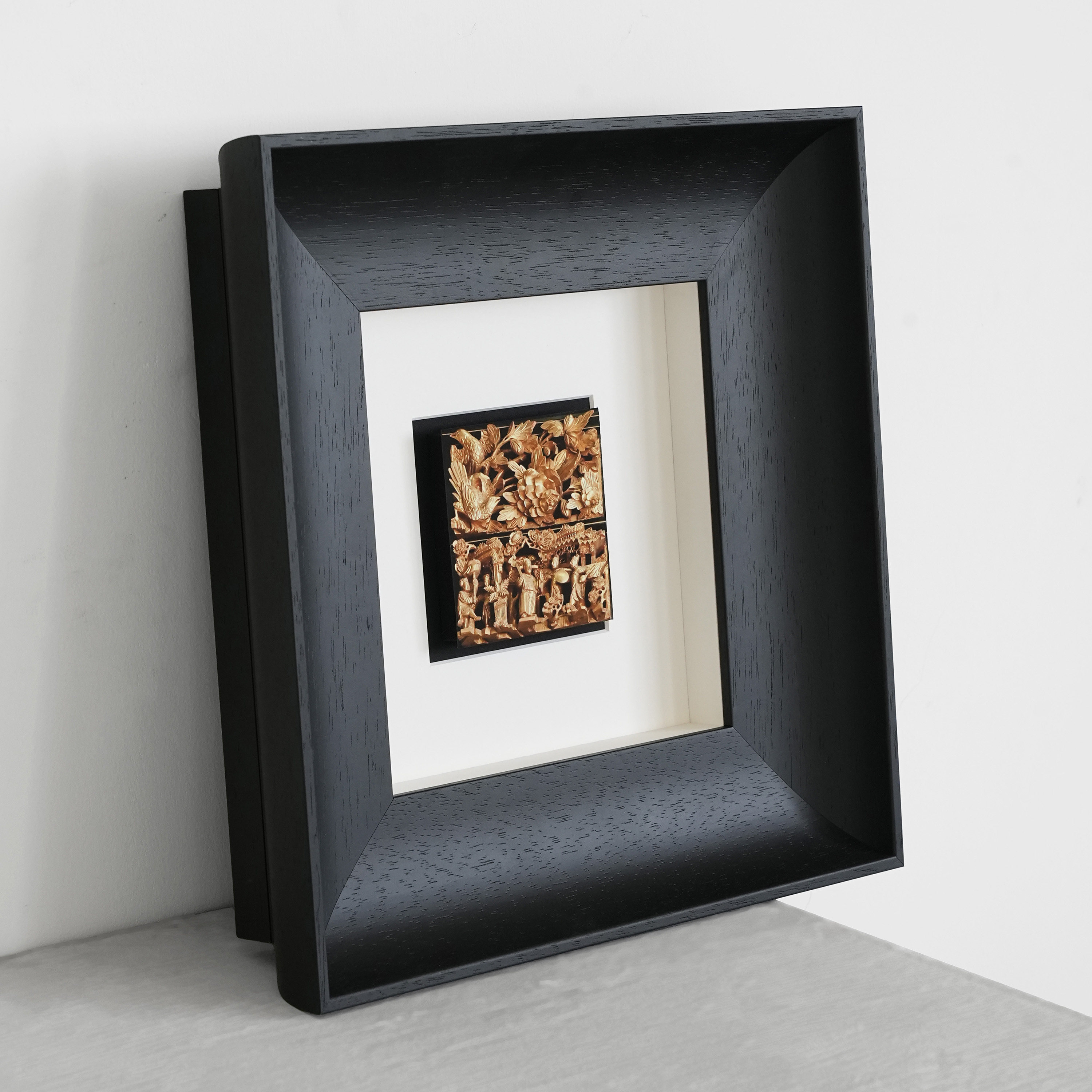 盲盒标本展示框油画外框悬浮装裱