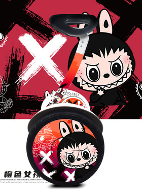 适用于小米九号平衡车mini贴纸脚垫贴个性装饰卡通轮圈贴防刮防撞