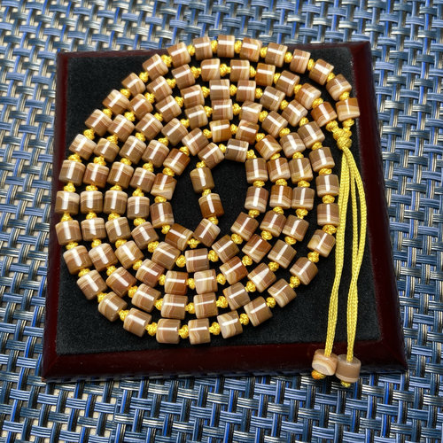 战国红玛瑙同料项链佛串多圈手链河北宣化料108收藏北山个性颜色