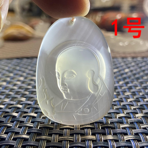玛瑙精工雕刻佛家系列吊坠挂件观音虚空藏地藏王文殊如来普贤