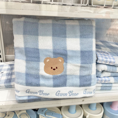 名创优品GWENBEAR奶油系列浴巾