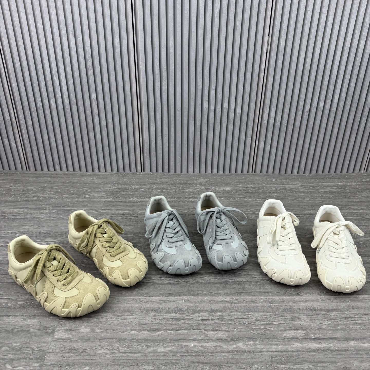 2026春季新款欧洲站欧货真皮女鞋低跟平底德训鞋系带休闲运动鞋潮,女鞋,德训鞋,淘宝优惠券,粉丝福利购,淘宝优惠卷