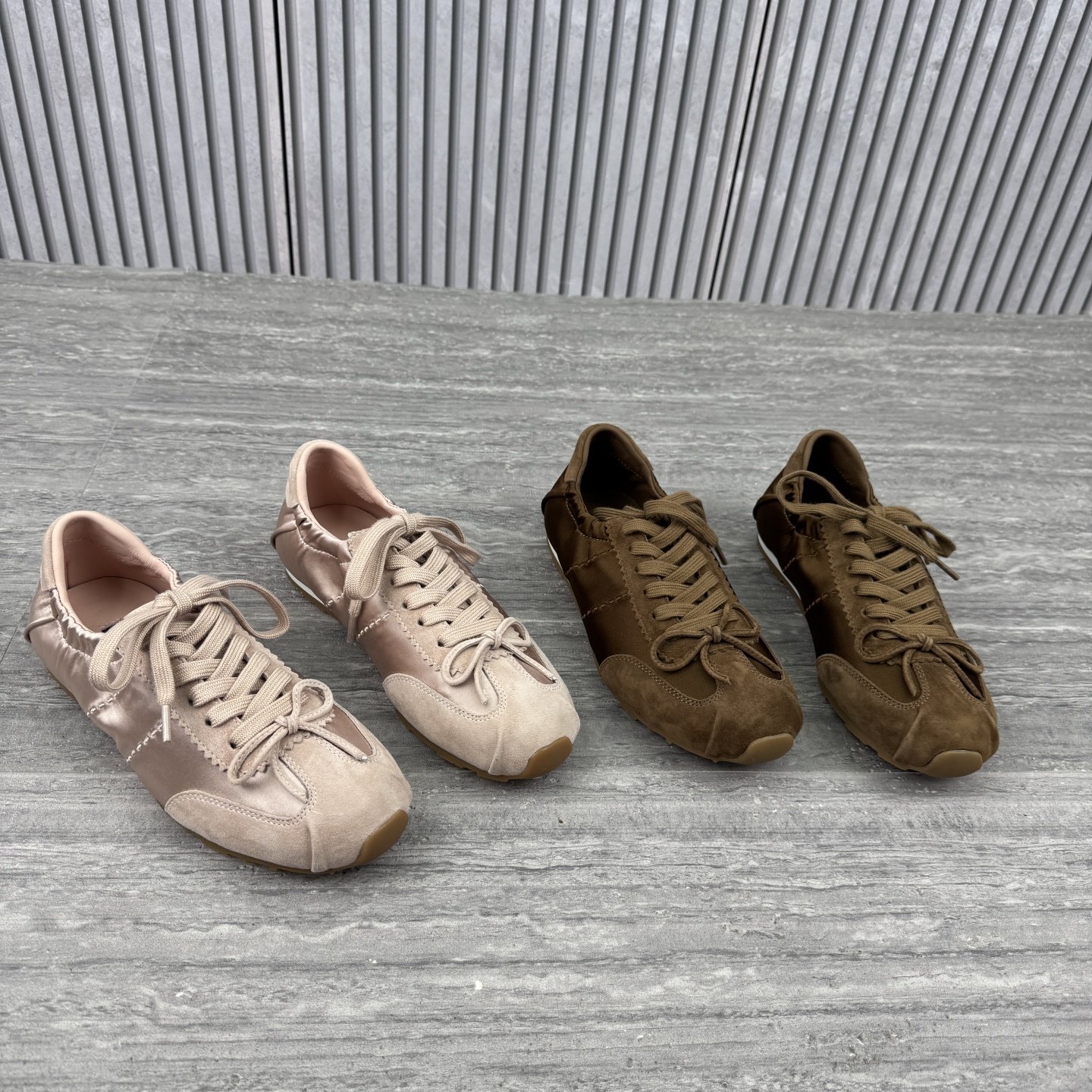 欧货欧洲站真皮德训鞋女2026春季新款拼色系带平底休闲运动鞋单鞋,女鞋,德训鞋,淘宝优惠券,粉丝福利购,淘宝优惠卷