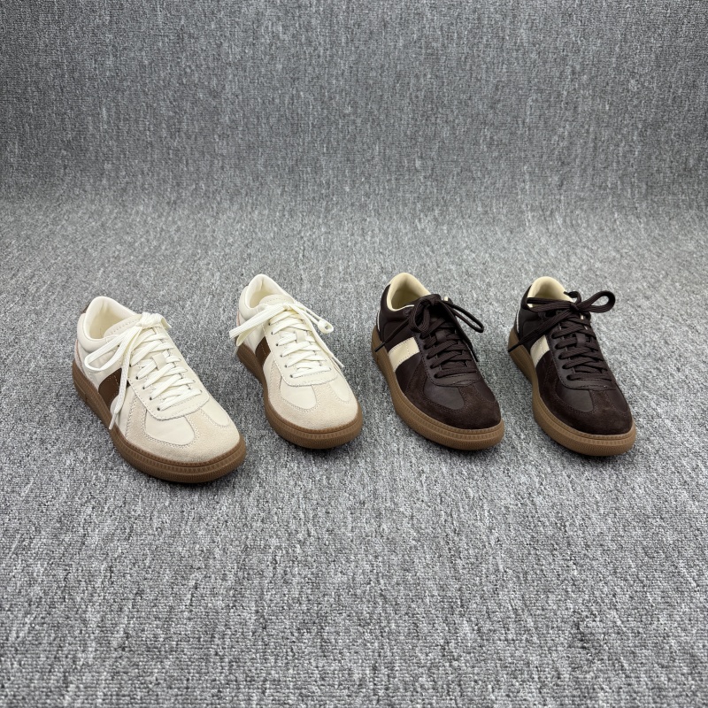 低跟平底磨砂皮德训鞋休闲板鞋潮