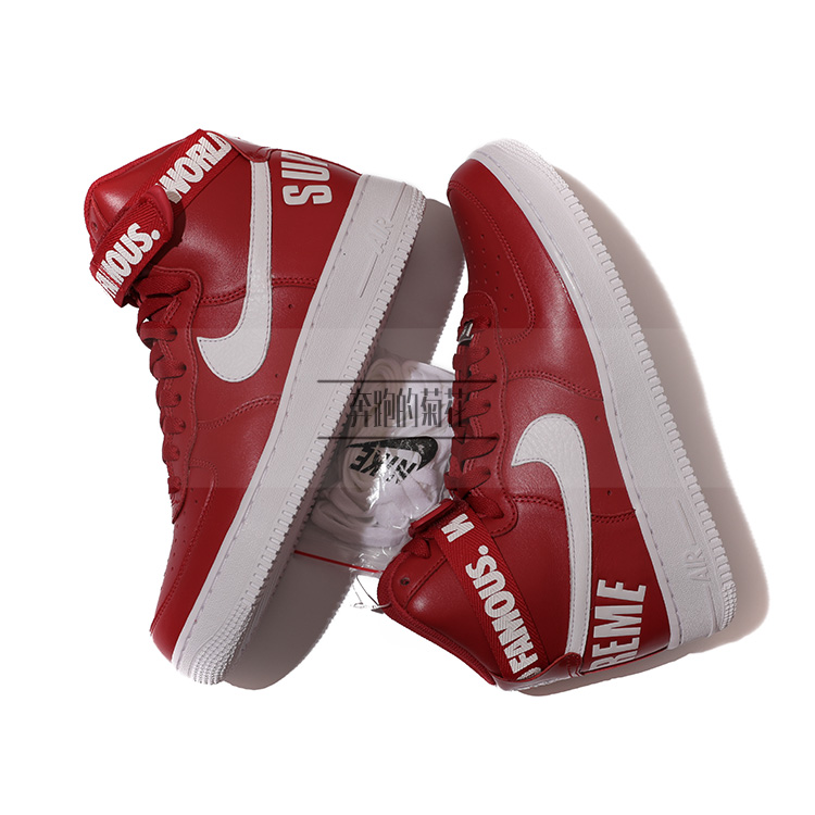 奔跑的菊花 supreme nike air force 1 supreme af1 虎撲公司貨