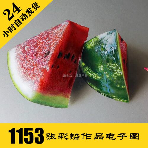S020 静物素描彩铅电子图1153张 手绘临摹学习素材 持续更新