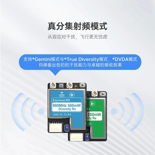 支持Gemini 双子星真分集 双天线接收机 ELRS接收机 iFlight翼飞