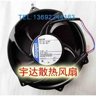 全新原装 德国ebmpapst 17CM 24V 36W 6314HR ABB变频器散热风扇