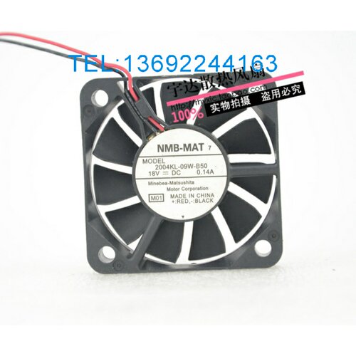 正品NMB散热风扇5CM 5010 18V 0.14A 2004KL-09W-B50 质量保证