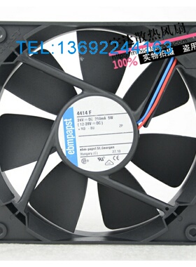 原装 EBMPAPST 4414F 24V 5W 0.21A 12025 12CM 变频器散热风扇