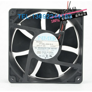 4715KL 散热风扇 NMB 12cm B10 05W 0.2A DC24V 12038 正品 原装