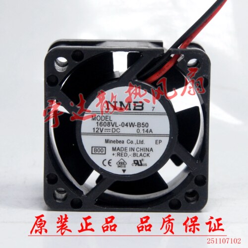 NMB 1608VL-04W-B50 New Model 04020VA-12N-AA 4020 DC12V 0.14A