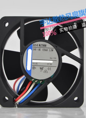 TYP 614N/2HH 全新原装德国 6025/6CM 24V 3.0W变频器散热风扇