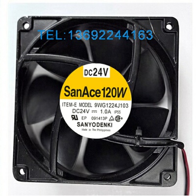 9WG1224J103全新Ace120W 电焊机 350GR3 原装风扇 24V 1.0A铝框