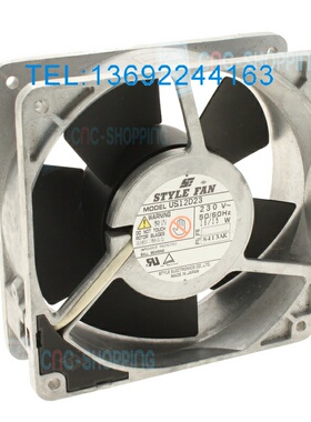 全新原装育良 STYLE FAN US12D23 12038 230V 16/15W铝机散热风扇