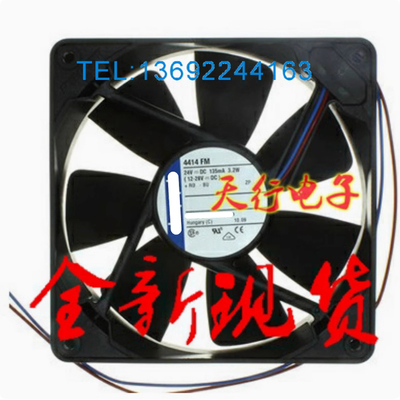 全新原装德国散热风扇专卖 4414FM 24V 3.2W 12CM 120*120*25MM