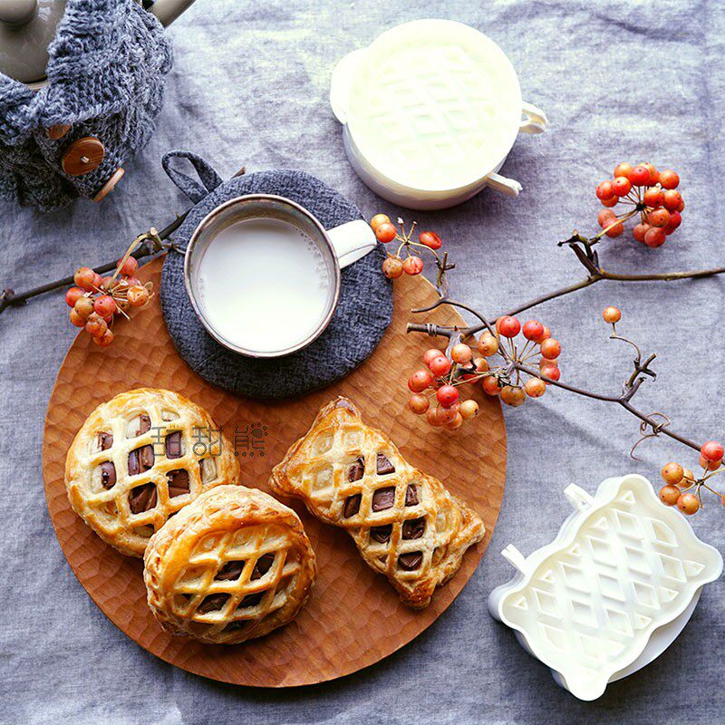 迷你苹果派红豆派手抓饼模具烘焙DIY可甜可咸馅饼糕点甜品工具