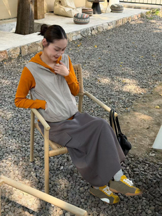 秋冬新款【素家薄棉马甲】轻盈保暖穿搭立领女马夹女无袖外搭坎肩