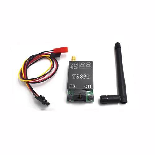 5.8G 48频道 600MW FPV 图传系统TS832发射机 RC832 接收机