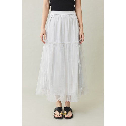 【薄纱泡泡裙】CAREMIND超仙拼接双层网纱半身裙法式慵懒A字裙女