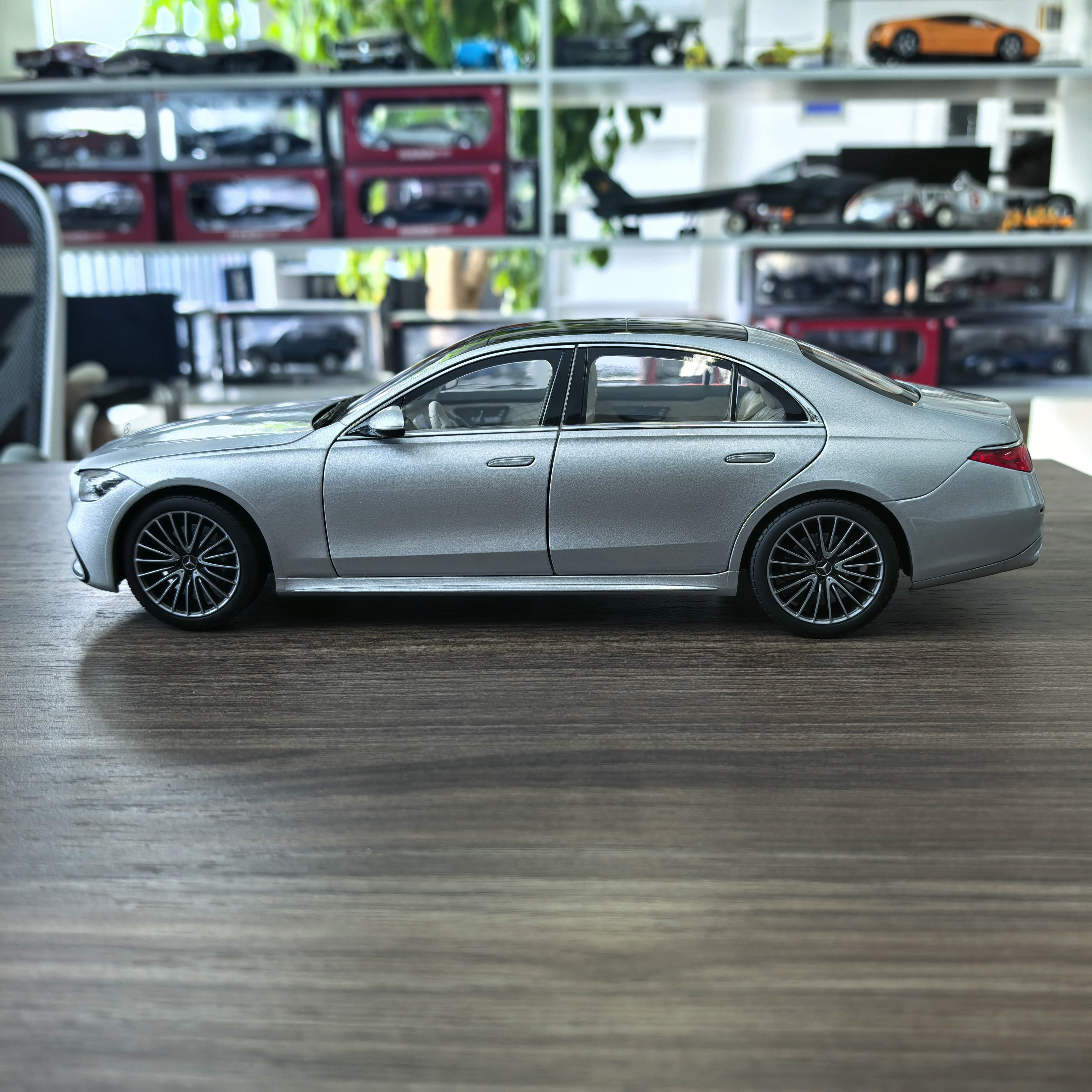 NOREV诺威尔1:18奔驰S600全新S级2021款仿真合金汽车模型收藏摆件