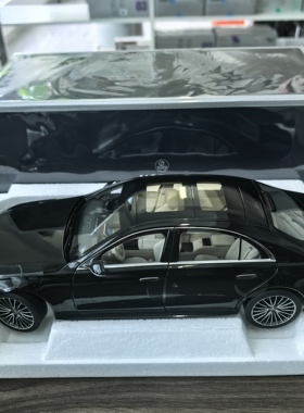 NOREV诺威尔1:18原厂奔驰W223 S600仿真合金汽车模型收藏车模摆件