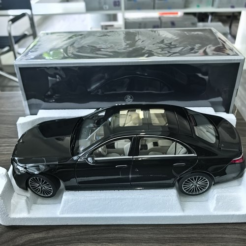 NOREV诺威尔1:18原厂奔驰W223 S600仿真合金汽车模型收藏车模摆件