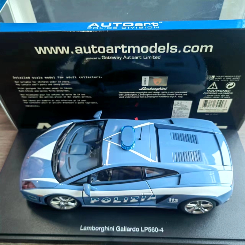 AA兰博基尼合金1/18仿真汽车模型