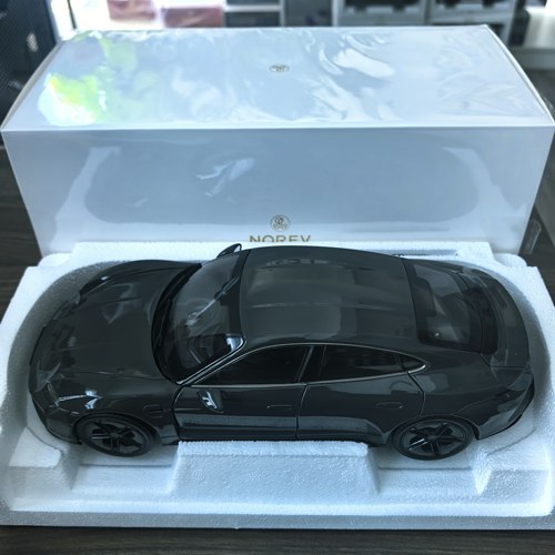 NOREV诺威尔1:18保时捷Taycan Turbo S 2024仿真合金汽车模型摆件