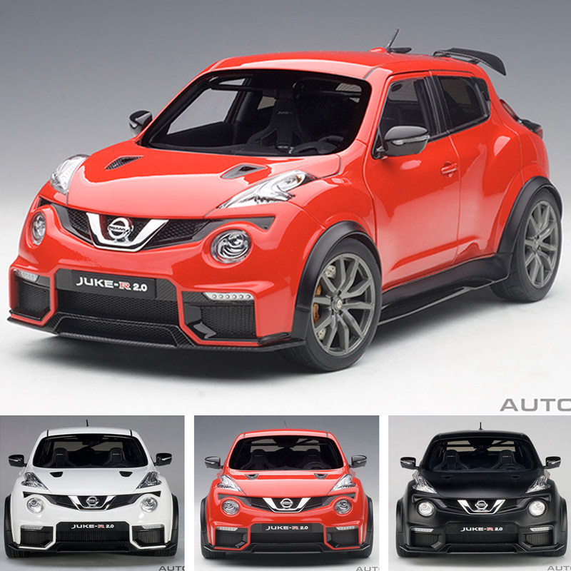 autoart奥拓1:18尼桑nissan juke-r 2.0原厂车模仿真汽车模型摆件