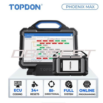 TOPDON Phoenix Max Advanced Automotive Diagnostic Scanner...